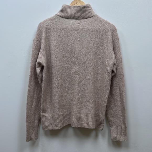 J. Crew super soft quarter zip sweater - beige - Picture 4 of 8